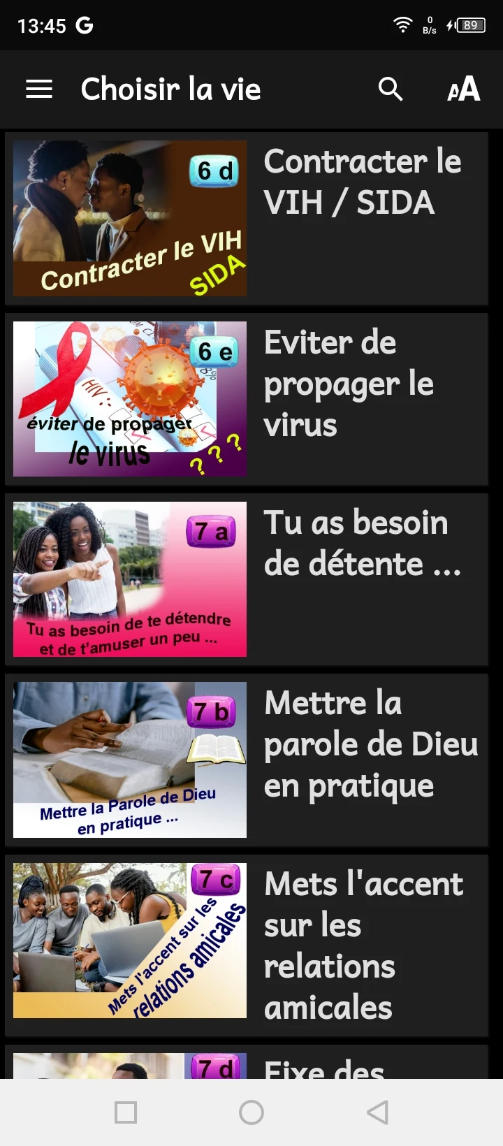 Choisir la vie screenshot