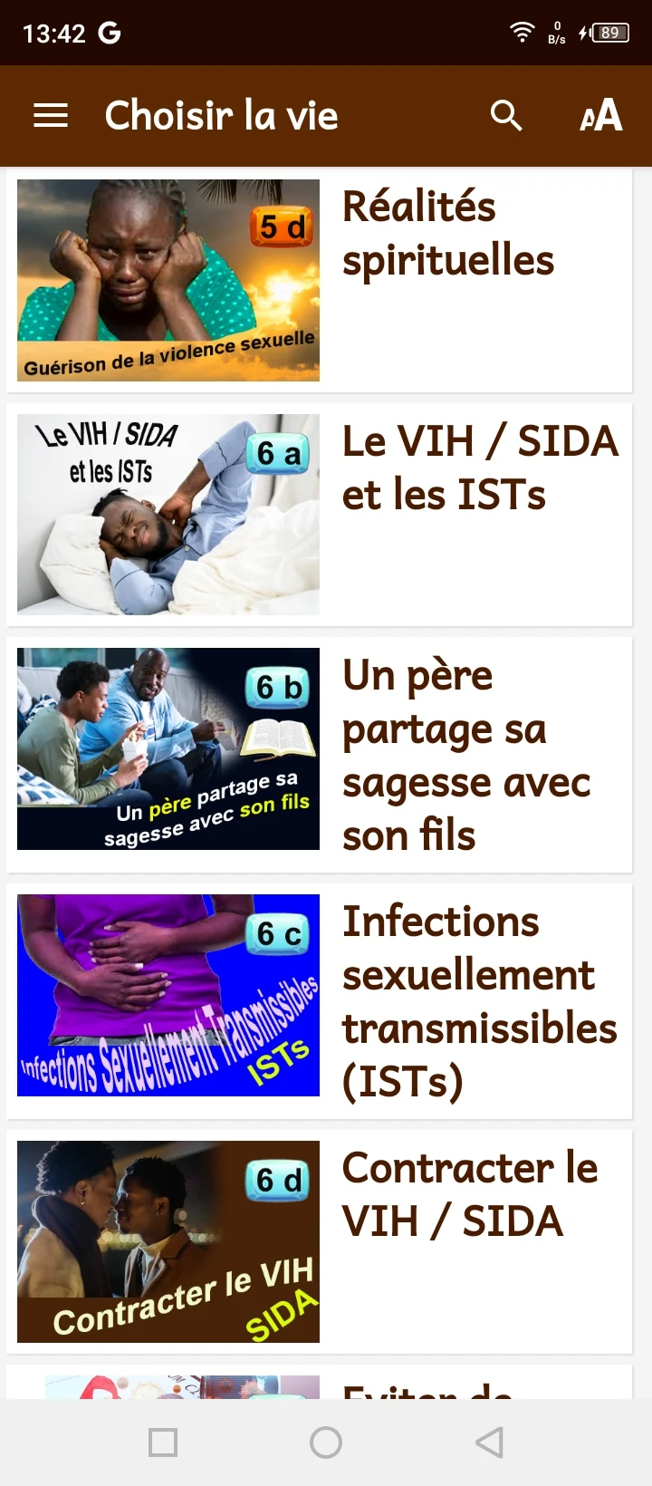 Choisir la vie screenshot